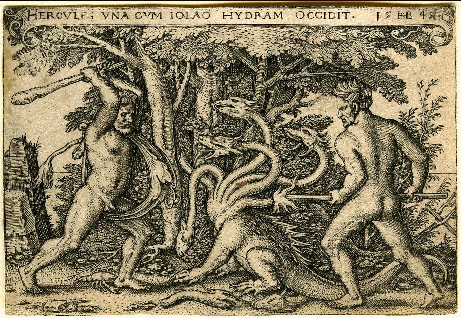 Slaying monsters is a recurring theme of mythology
