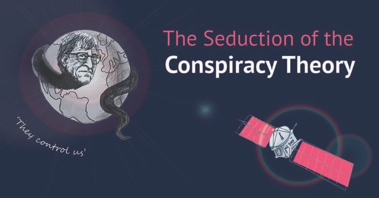 illustration of conspiracy theory