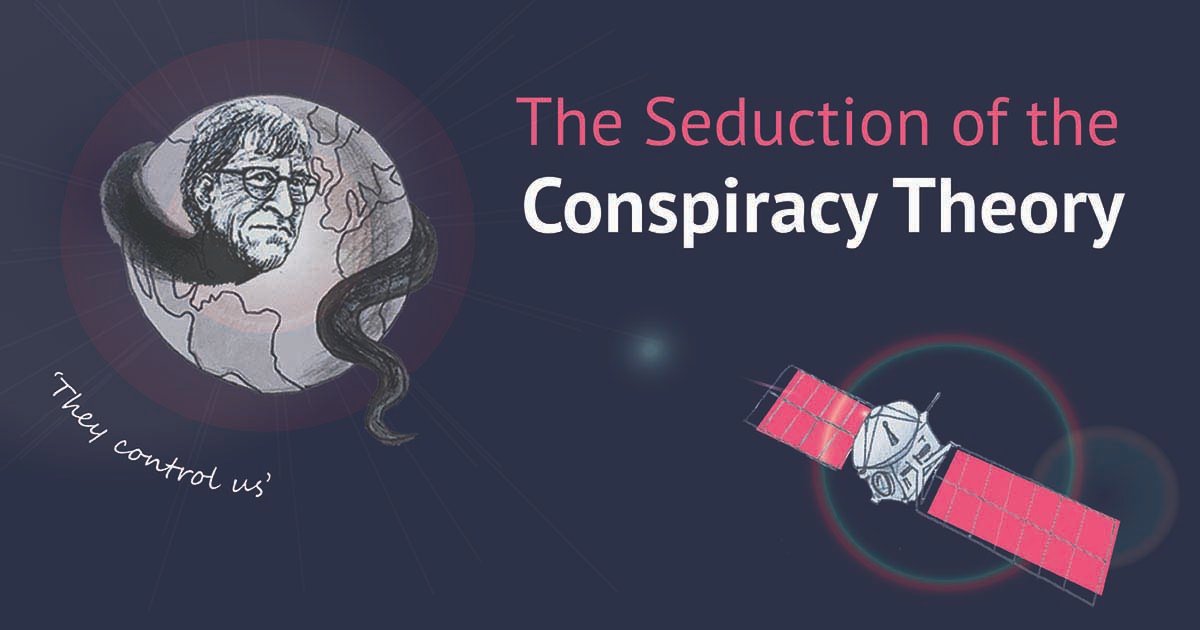 illustration of conspiracy theory