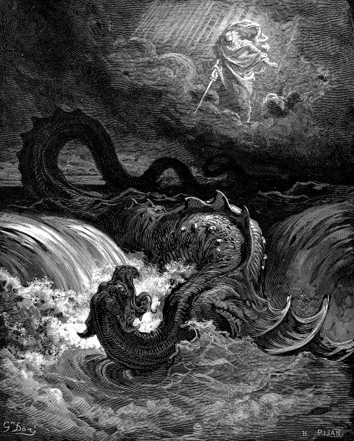Fighting chaos as represented by a monster